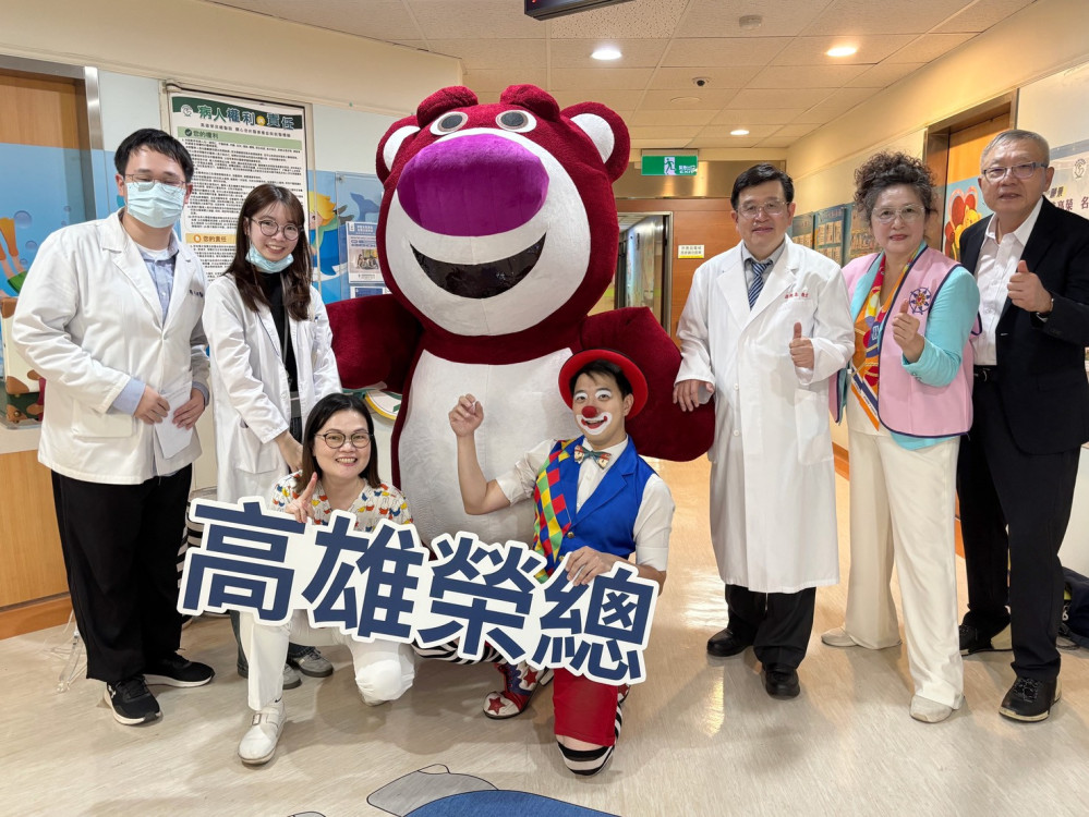 禮物＋祝福一次到位 高榮兒科病房洋溢兒童節歡樂氛圍