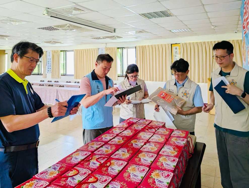 苗栗榮服處盤點善心物資 落實廉政強化資源有效運用