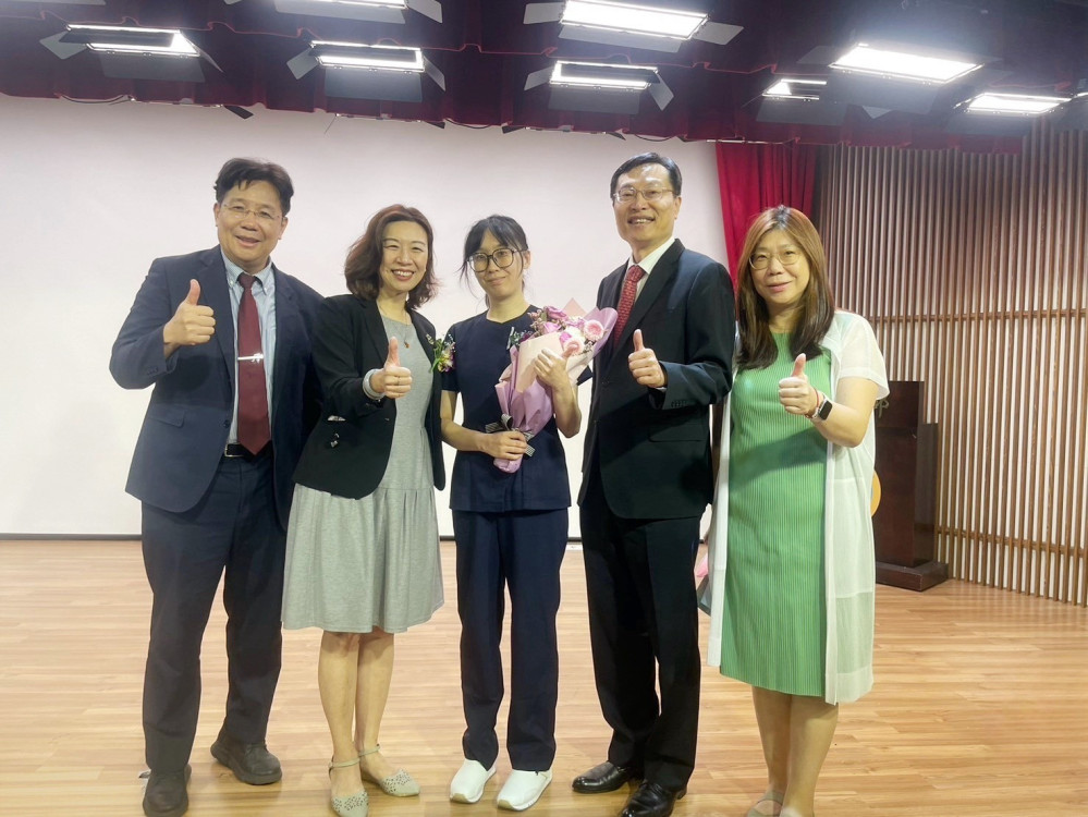 榮獲衛福部肯定！胸腔病院廖紜葶展專業護理照護典範