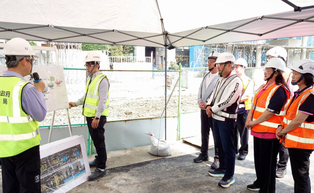 新北永平國小地下停車場進度超前　侯友宜：力拚7月完工年底啟用