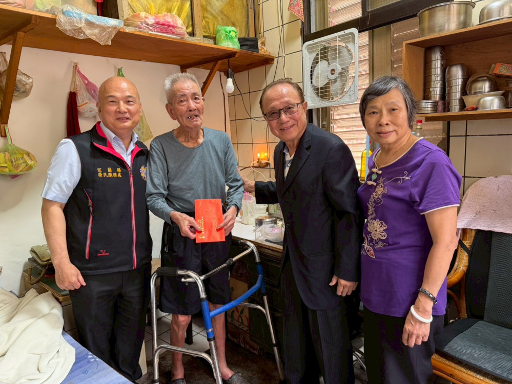 美國好心人慈善基金會率團訪宜蘭榮服處