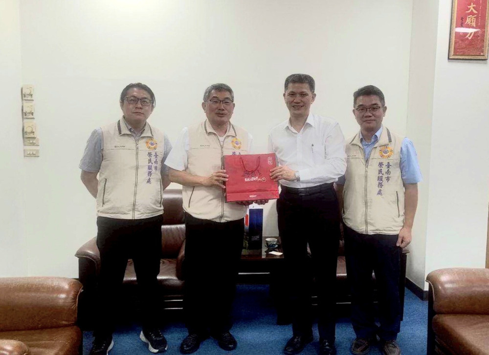 臺南榮服處與南警攜手防詐×安心御老守護榮民眷安全