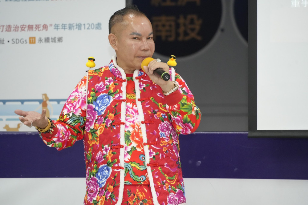 吊車大王胡漢龑現身南投  跨域講座城市的力量