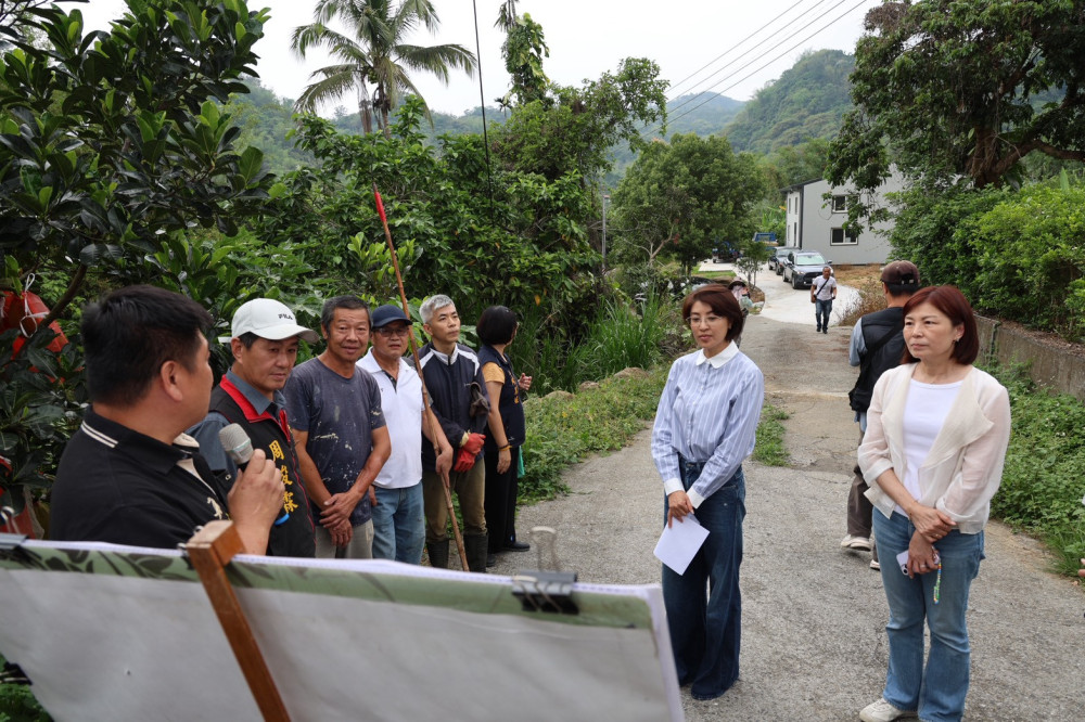 中寮鄉農水路急需改善  許淑華現勘核撥2297萬改善
