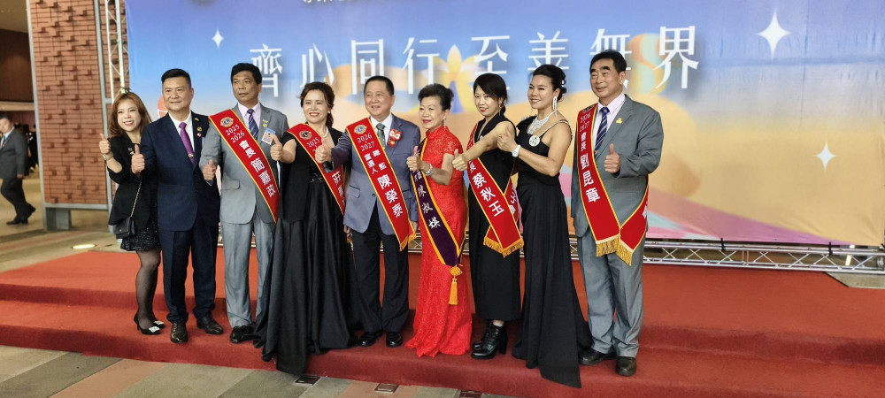 三千獅友齊聚大臺南會展中心！總監黃裕洲主持年會，九車齊發助弱勢