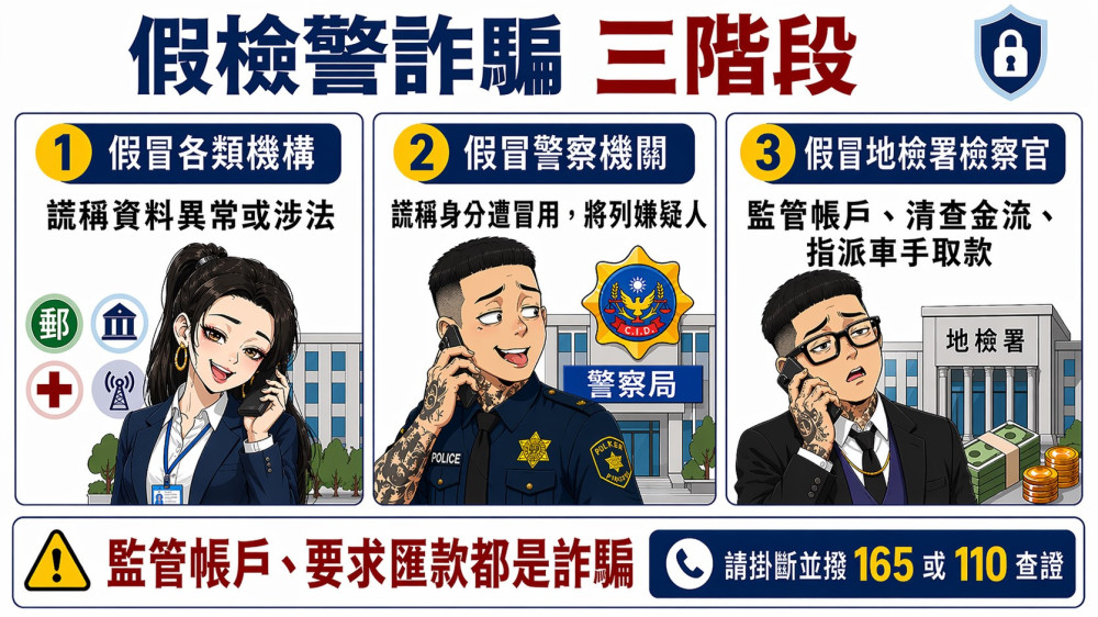 詐團搶搭「普發一萬」末班車  高市刑大跨縣市破案揭手法