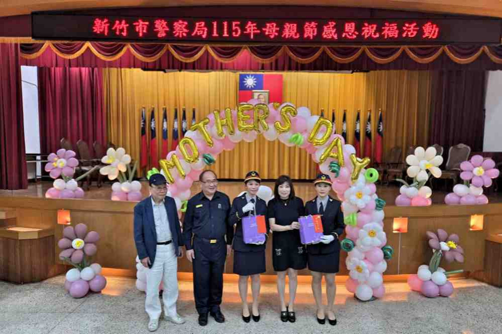 熱心企業家慨贈保養品致敬女性英雄　母親節前夕竹女警獲暖心關懷