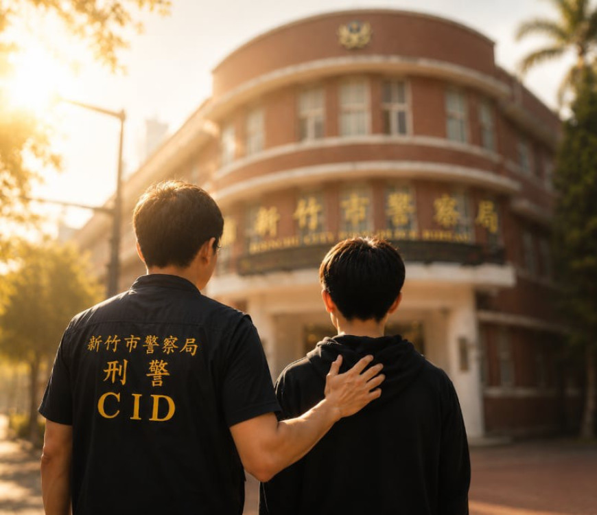 暖心援手助中輟生重返正軌　竹市少警「溫度執法」助少年重拾課本