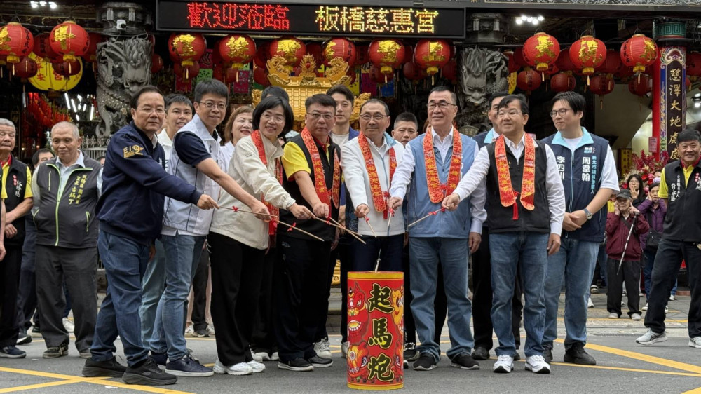 新北恭祝天上聖母聖誕　市府團隊走訪新北三宮廟祈福