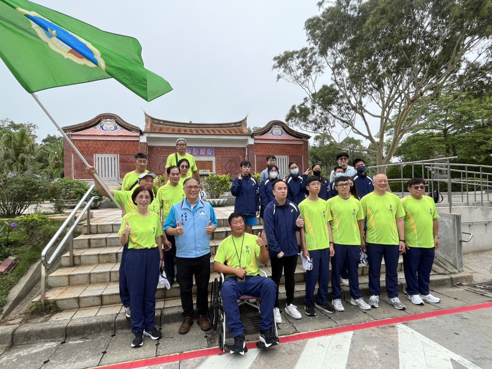 全國身障運動會登場！李文良授旗金門代表隊赴台參賽