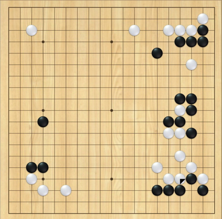 將圍棋「寸土必爭、刺刀見紅」的魅力發揮得淋漓盡致--圍棋棋局欣賞（黑白子/觀戰）