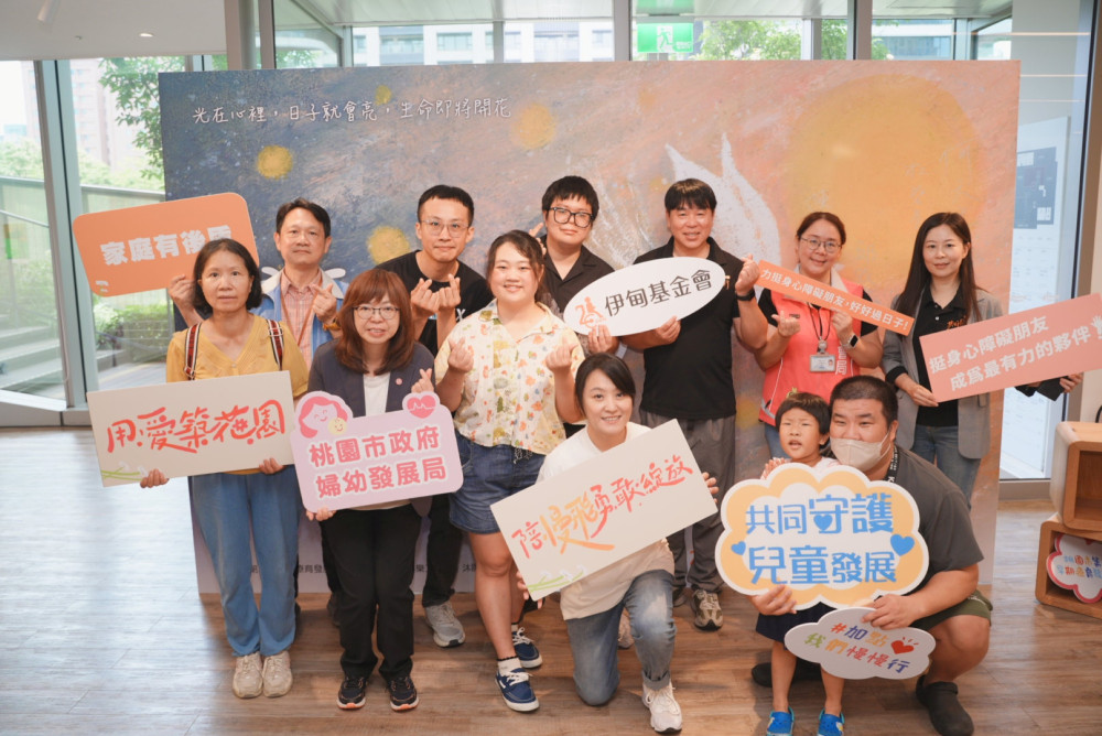 光從心底升起　伊甸桃園早療家庭與身心障礙者創作聯展訴說生命故事與陪伴