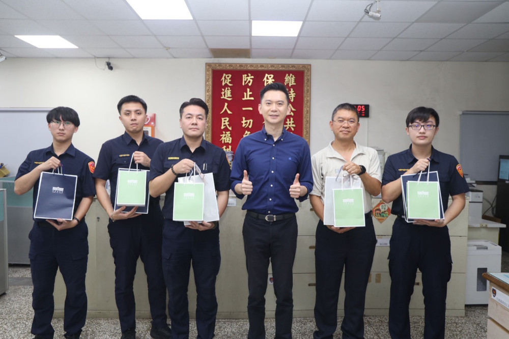 竹北星際球場竊案閃電偵破　鄭朝方親赴派出所致謝 肯定警方高效破案