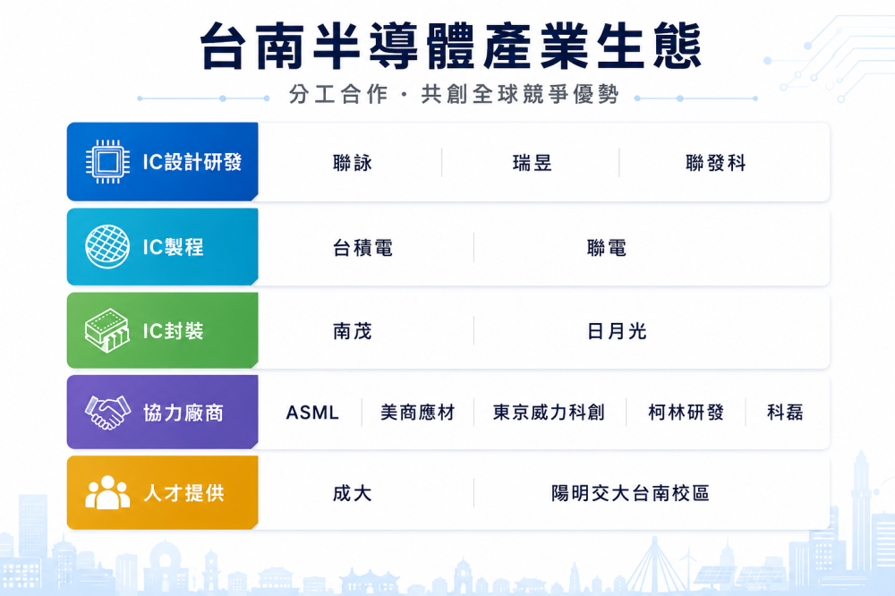AI浪潮帶動產業南移　南科成台灣最具爆發力科技重鎮