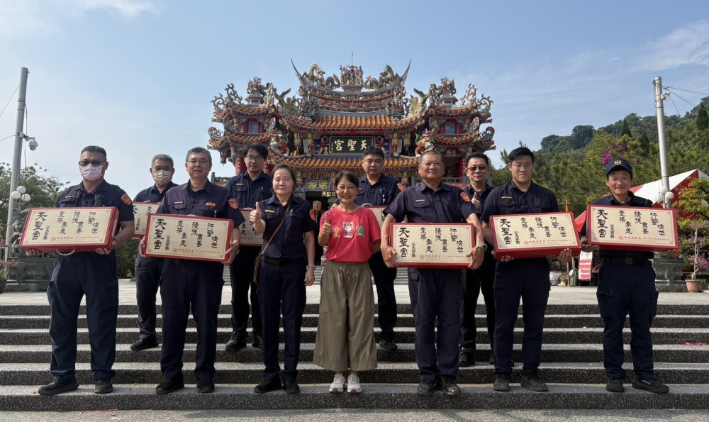 不只打擊犯罪！湖內分局攜手宮廟傳遞滿滿人情味