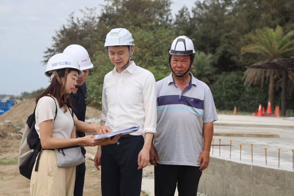 建設西區打造竹北最美濱海地標　鄭朝方市長加速推進新月沙灣環改工程