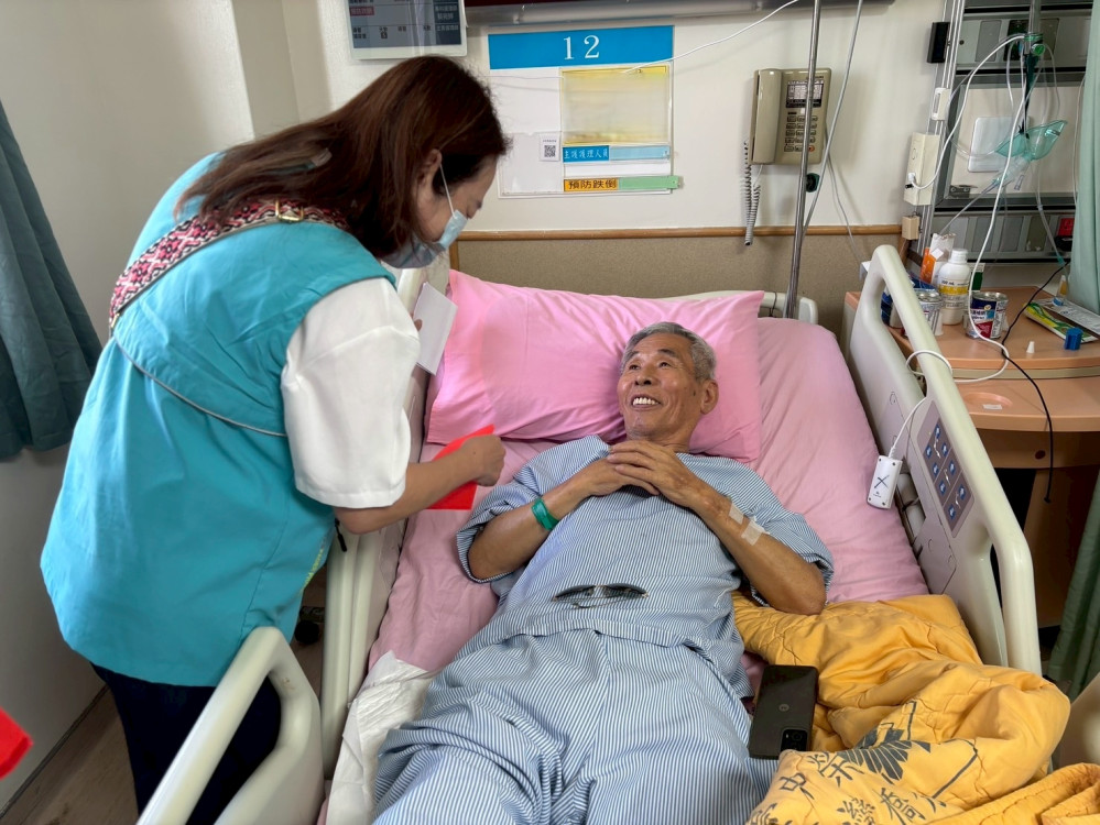 白河榮家至中榮嘉院端節慰問 關懷住院榮民