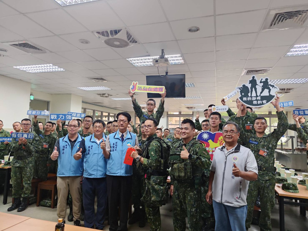 金門慰問陸常備兵0262梯次役男 傳遞溫馨關懷祝福