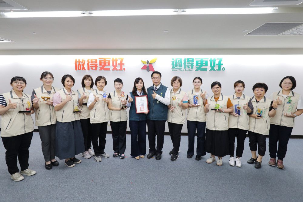 地方衛生機關考評成績亮眼 臺南榮獲六都綜合獎第二名