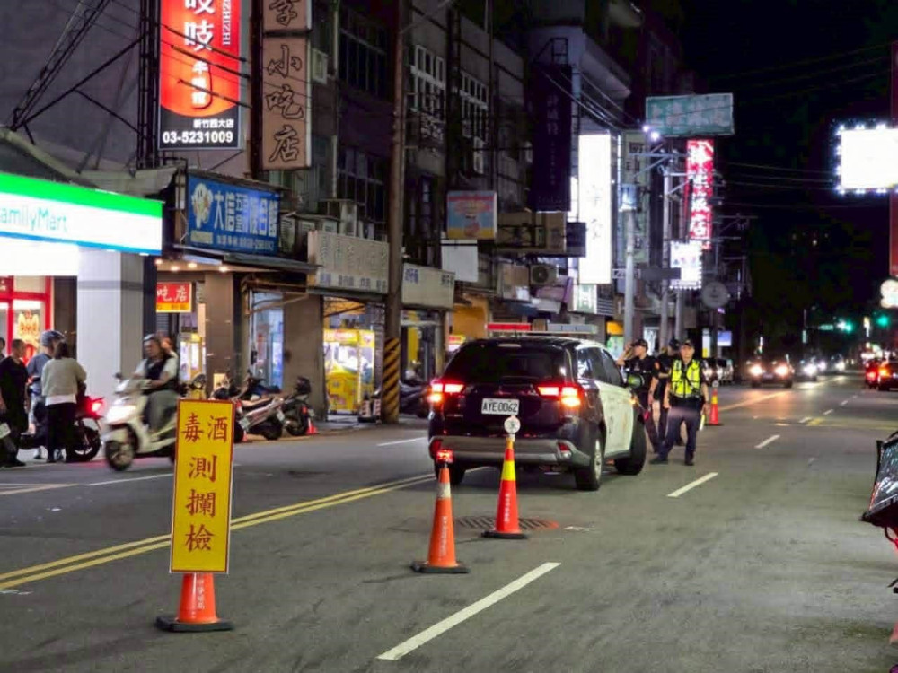 保一警力支援，守護竹市交通安全!　竹市警擴大取締全力查緝毒駕惡行！