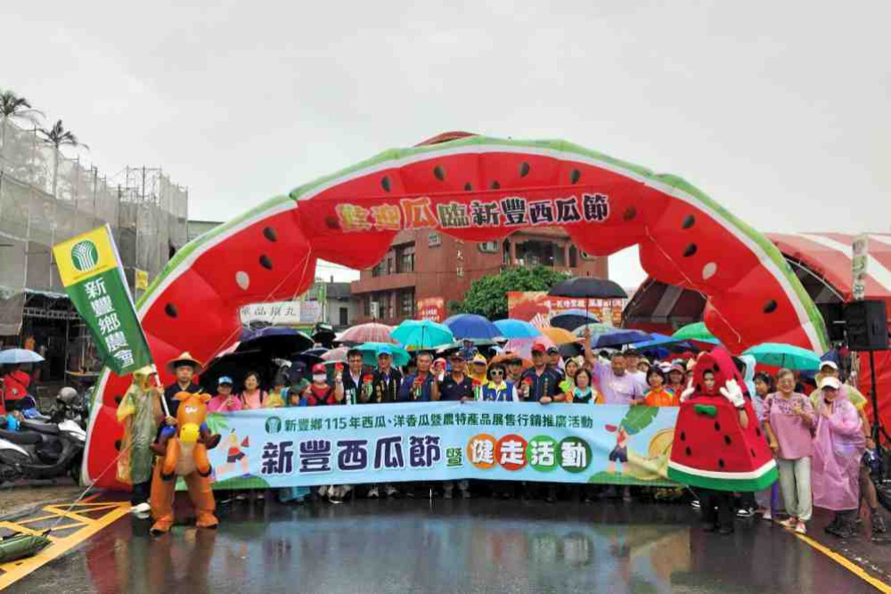 千斤西瓜吃免驚！新豐西瓜節甜蜜開跑　健走賞海景感受濱海農村夏日魅力