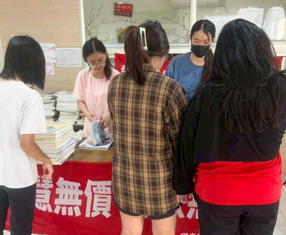 金大風華揚善濟貧扶弱  期末辦惜福二手市集