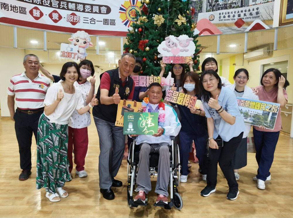 臺南榮家榮民吳光榮勇奪全國身障國民健康運動會3銀