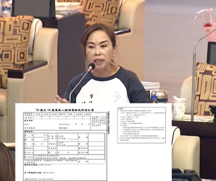 高齡換照新制引民怨　南市議會國民黨團籲增設體檢據點