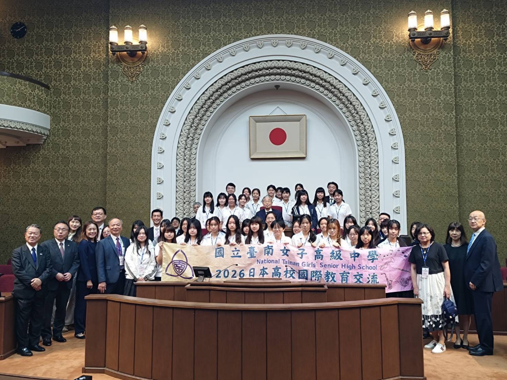 臺南京都青年交流再深化 臺南女中閃耀「日台青少年交流音樂會」
