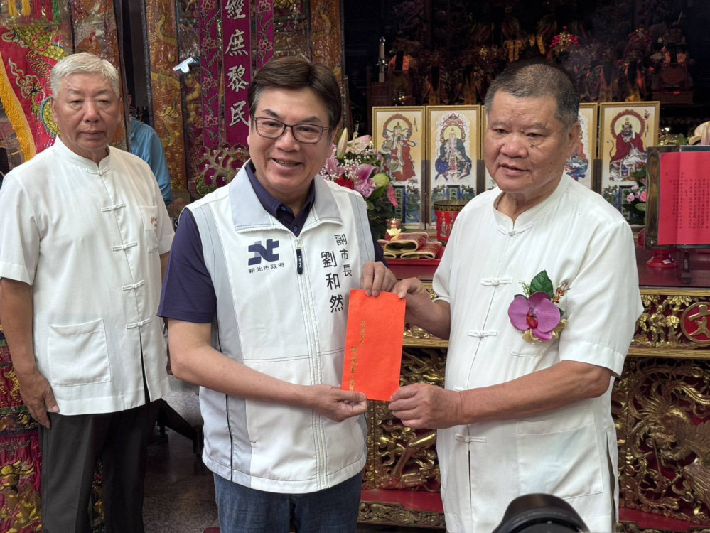 新莊地藏庵舉辦「文武大眾爺祭典」　新北市副市長劉和然出席參拜祈福