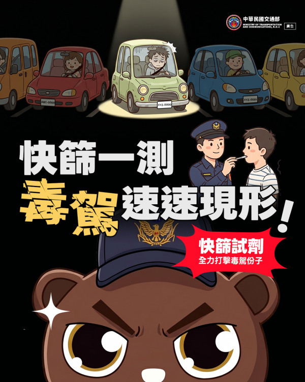 毒駕零容忍！「唾液快篩」上路，毒駕檢測當場現形