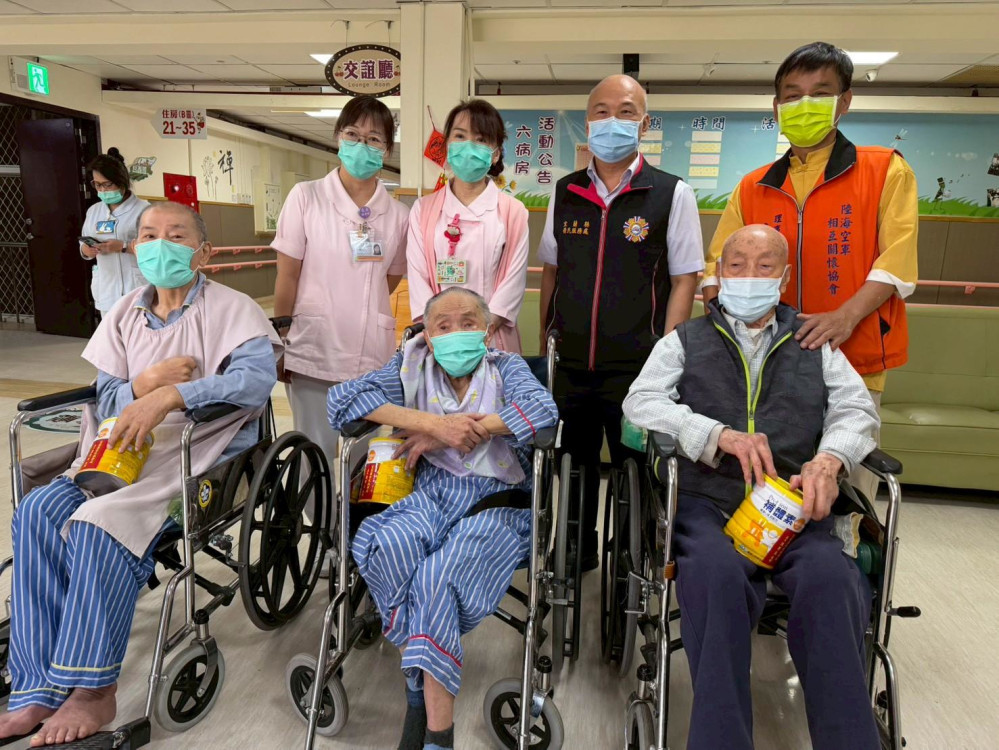 宜蘭榮服處感謝陸海空軍協會暖心慰問榮民長輩