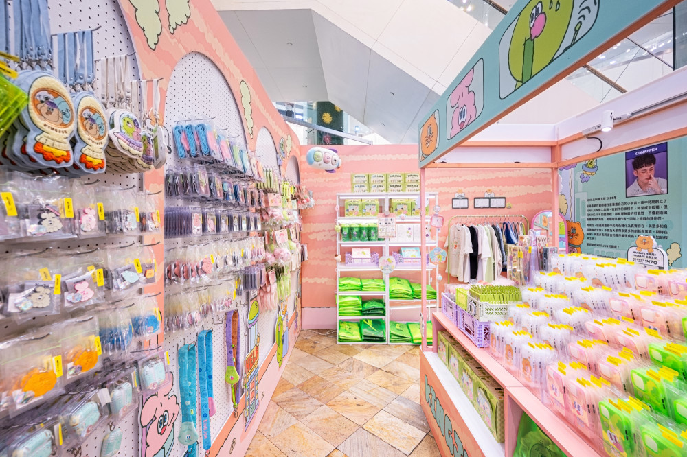 星際城市奇幻開張「KINGJUN主題快閃店」亮相夢時代購物中心吸睛登場