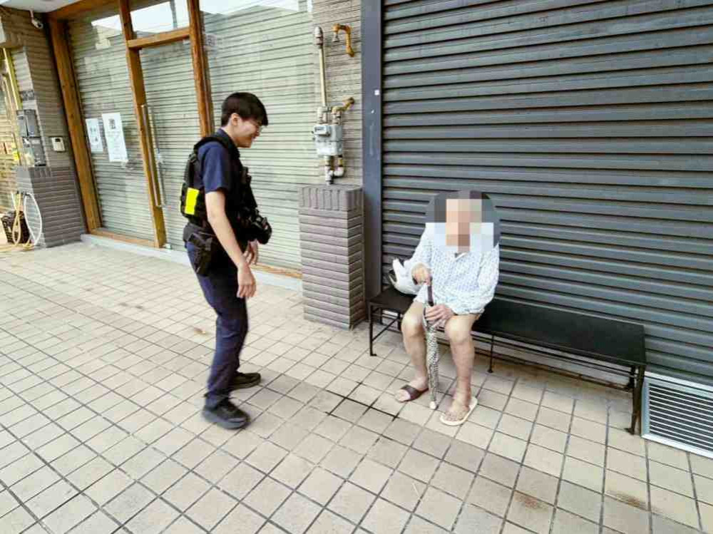 警校生實習首戰展現警察養成教育　參與關東橋警協尋失智老翁暖助平安返家