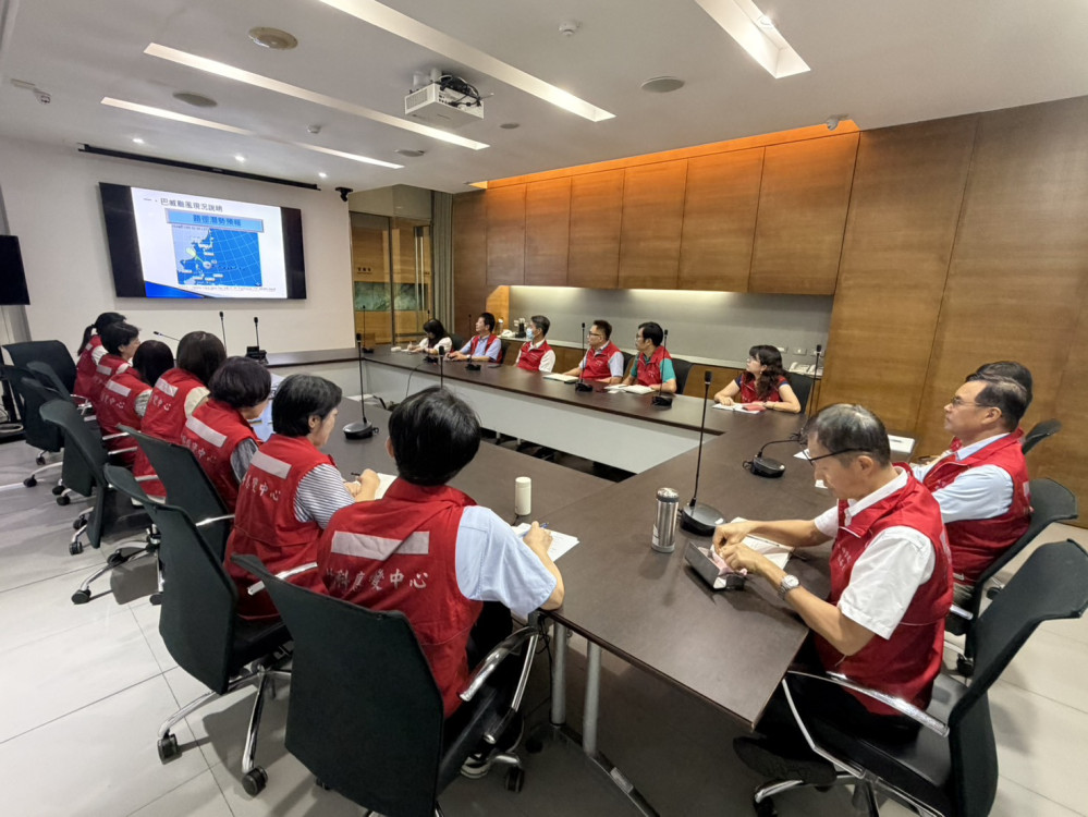 氣象預報巴威颱風來襲　竹科管理局成立應變中心全面啟動防颱整備