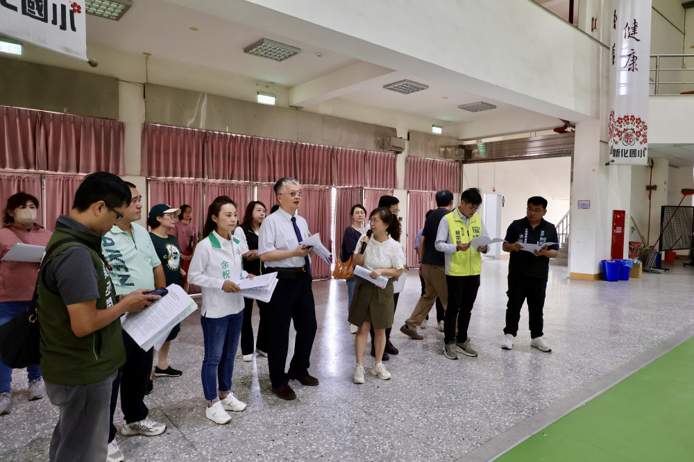 臺南市議員余柷青爭取教育建設　盼改善新化國小空調、供餐與安全環境