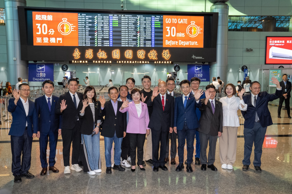 跨黨派代表團赴美國  韓國瑜：應美國國會跨黨派致函歡迎 深化台美夥伴關係