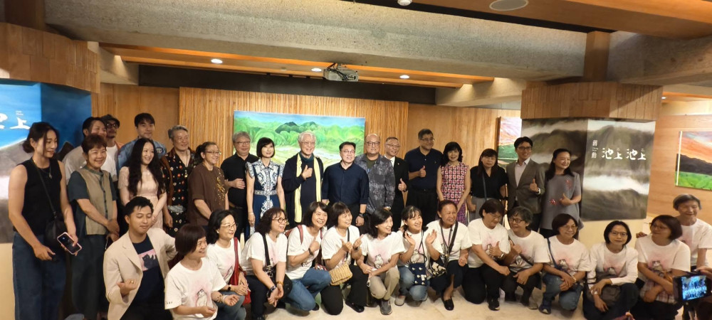 蔣勳《池上 池上》畫展臺南登場　雙展區同步展出池上四季之美