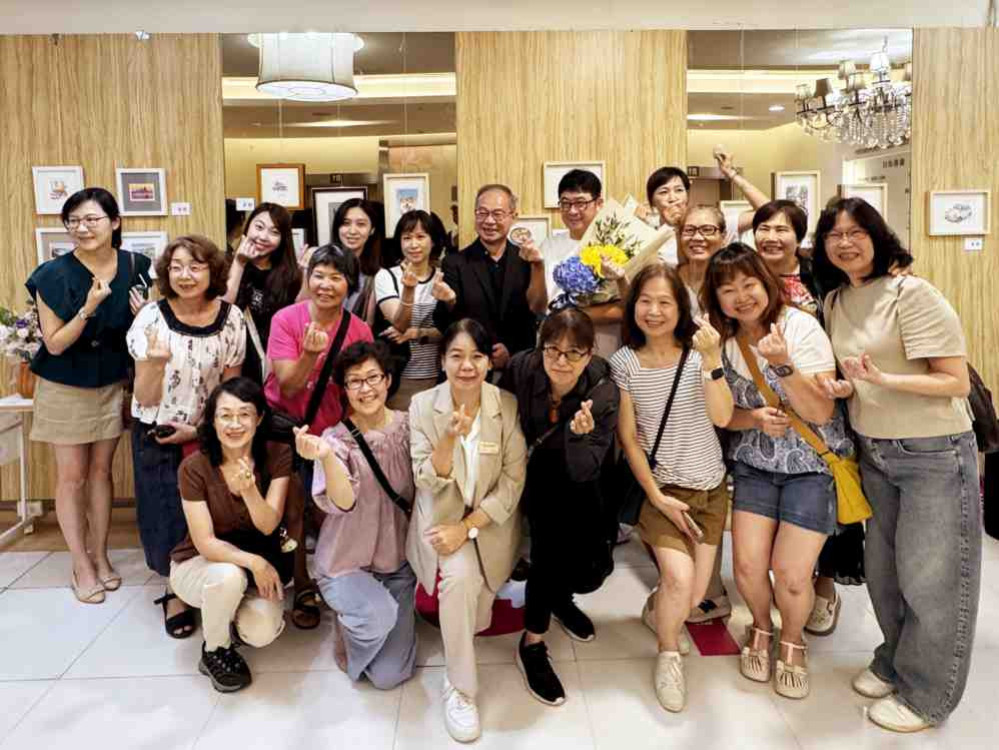 從旅行寫生到永續科技　新竹遠百聯手科技和藝術家打造最有溫度的水彩畫展