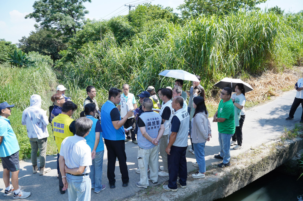626豪雨鳳山溪支線淹水　竹縣府跨單位會勘研商應變
