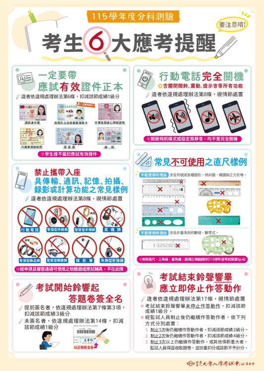 大學分科測驗因颱風延至7/13  金大考場7/12下午可查看試場