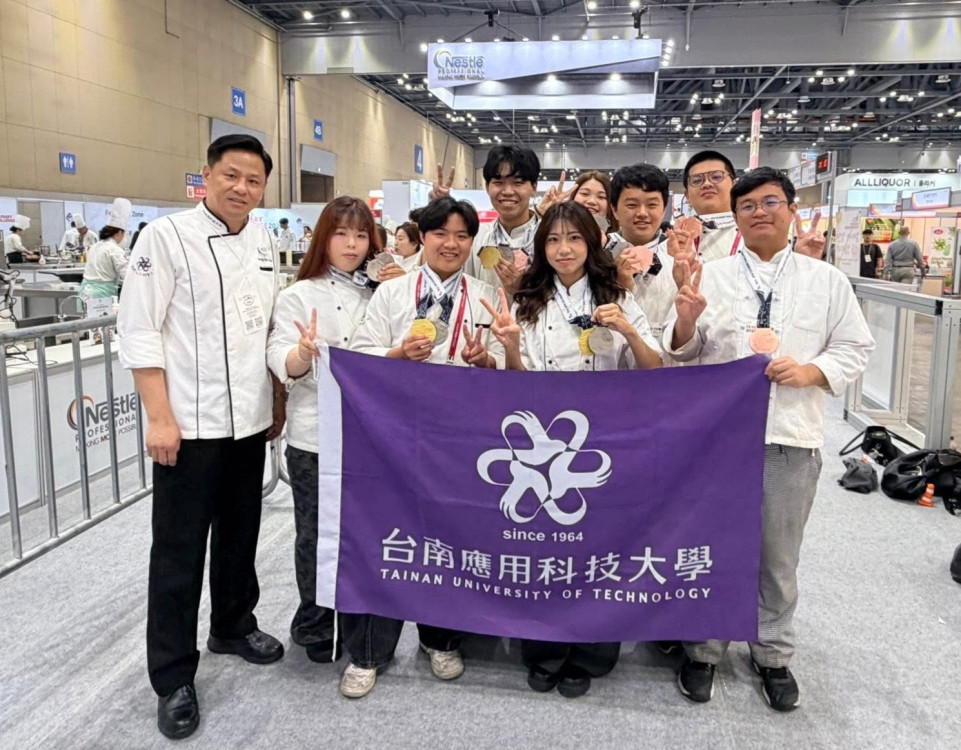 南應大餐飲系出戰韓首爾 勇奪3金11銀6銅