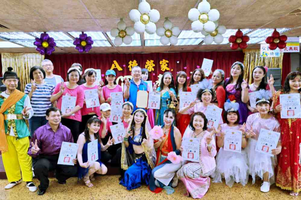 舞動八德榮家、點亮幸福笑容　GO多藝團隊公益演出陪伴長輩歡慶父親節