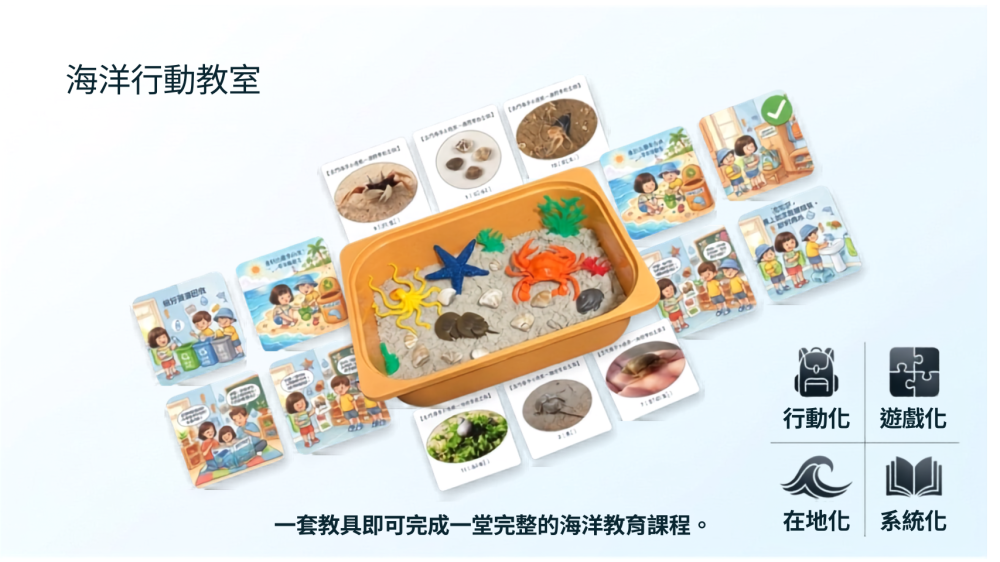 金門培育海洋保育種子教師  水試所推動幼兒海洋教育扎根