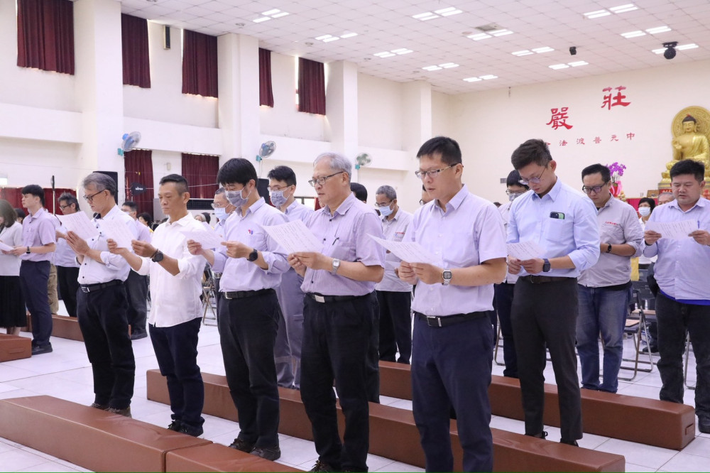 傳承民俗感恩文化！中油大林煉油廠中元祈福法會祈願地方祥和同仁安康