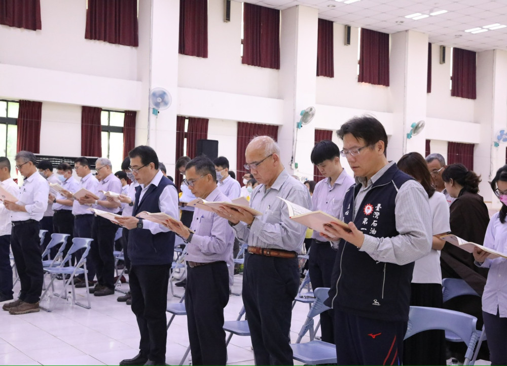 傳承民俗感恩文化！中油大林煉油廠中元祈福法會祈願地方祥和同仁安康