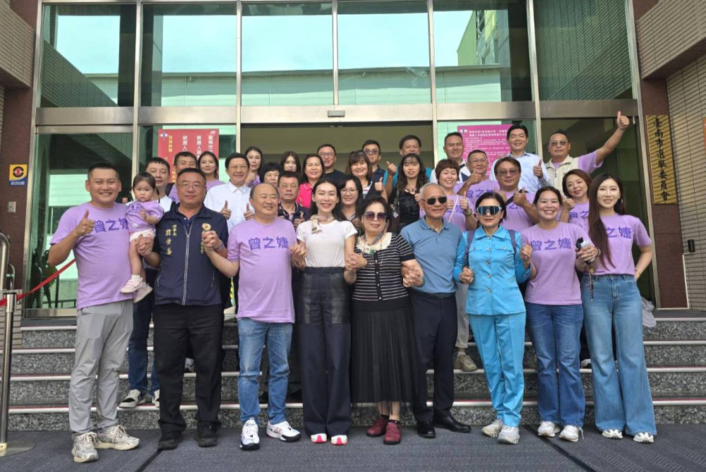 台南市議員曾之婕壓軸登記拚連任　端四年建設成績盼東區鄉親續挺