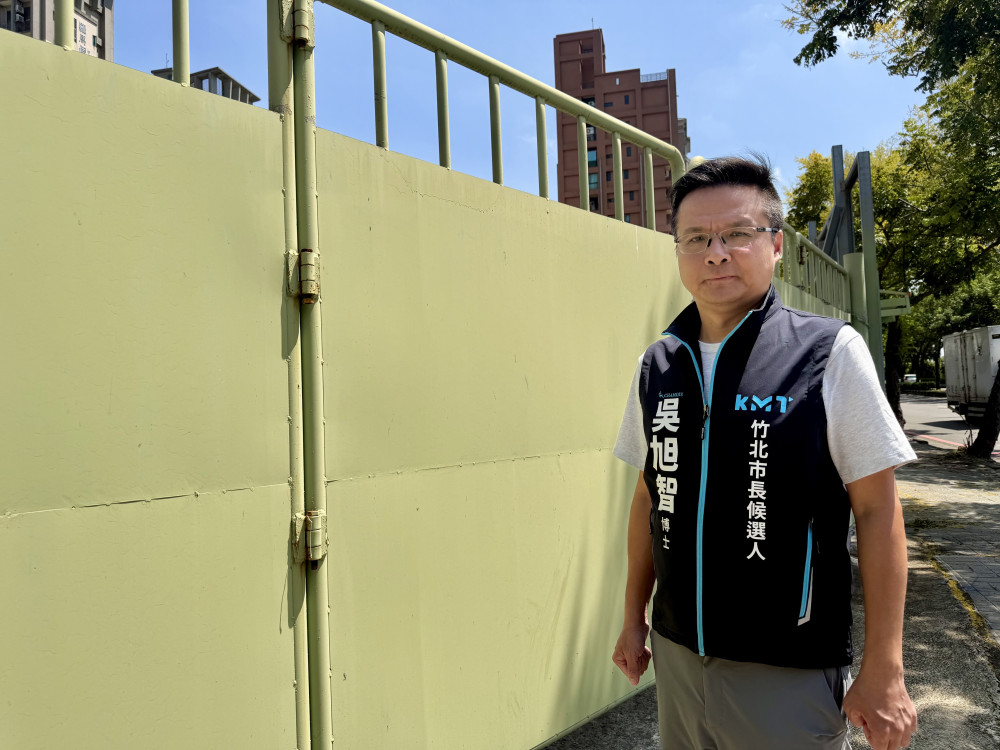 竹北東區市場四年空轉　吳旭智：政治對抗式治理， 把竹北卡在政治對立裡