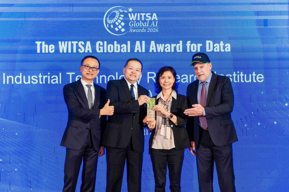 工研院高爾夫球一體機獲2026 WITSA全球AI數據大獎　助運動產業邁向高值服務