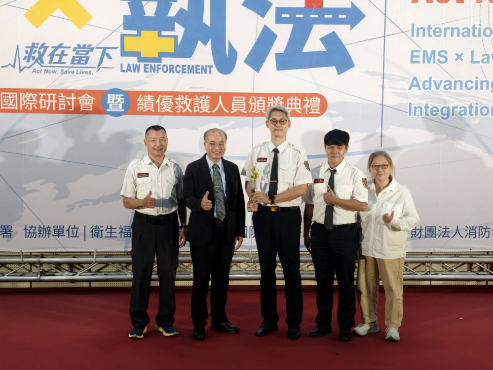 精進救護品質守護市民安全　竹市消防局獲消防署114年救護績優肯定